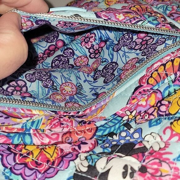 Disney Mickey Mouse and Friends Colorful Garden Iconic Vera Tote by Vera Bradley - Picture 8 of 13
